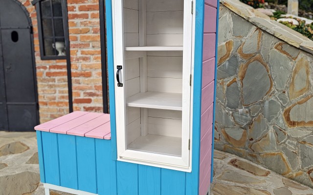 Biblioteczka plenerowa do ogrodu i szkoły